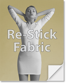 Re-Stick Fabric Poster