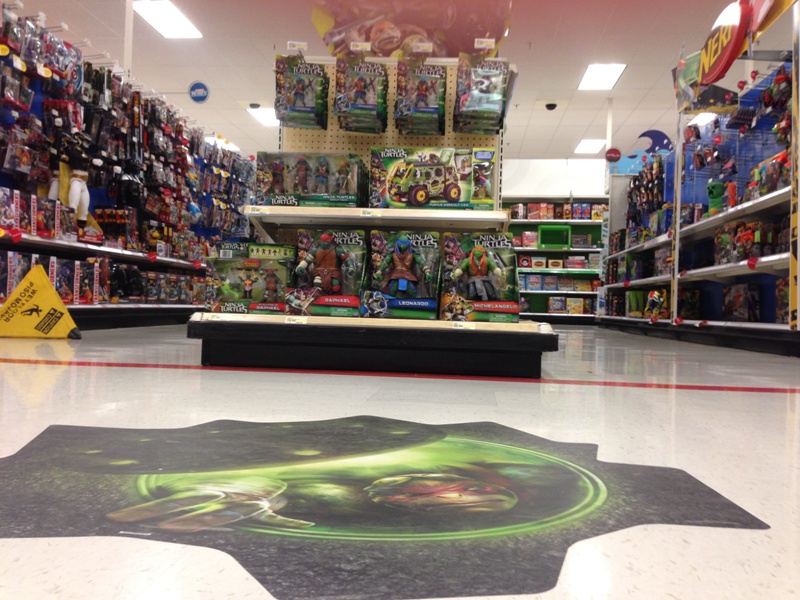 Floor Wraps to Promote TMNT Film