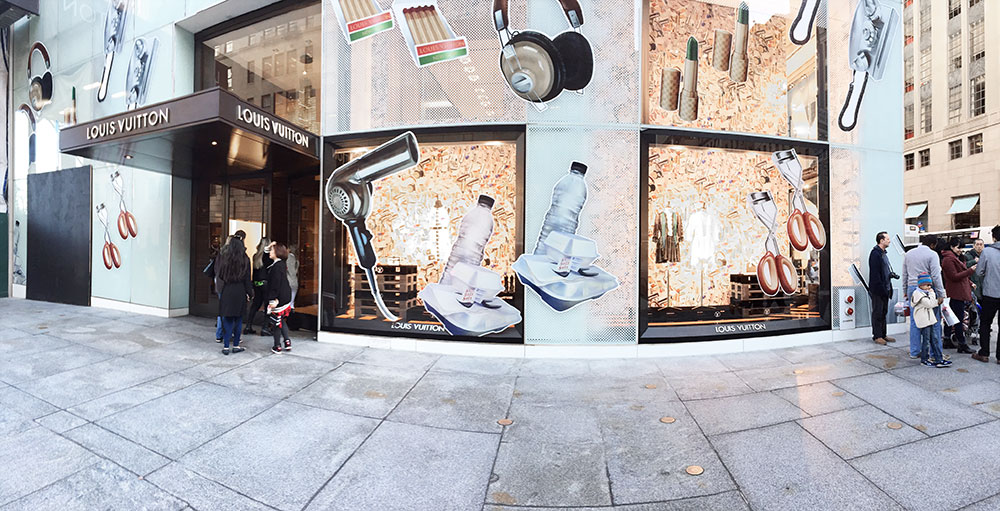 Louis Vuitton Window Signage in NYC