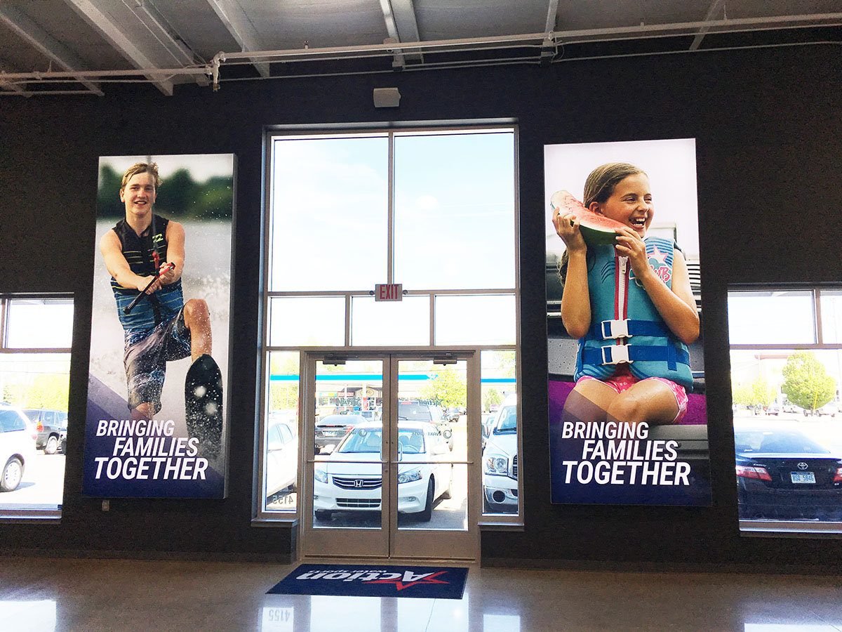 Soft Signage is Making Waves at Action Water Sports Store