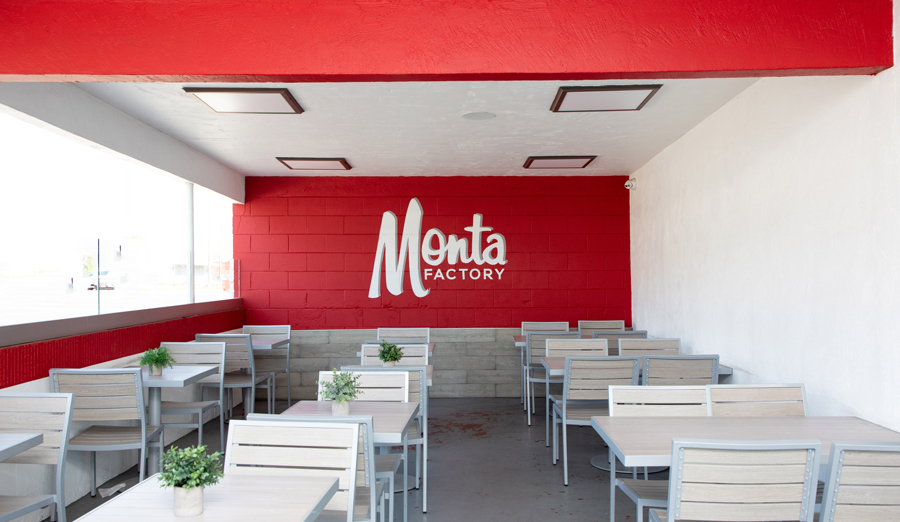 Monta Factory Restaurant Signage Makeover