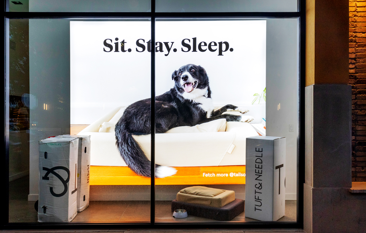 SEG Fabric Displays for Tuft & Needle: From Mockup to Completion