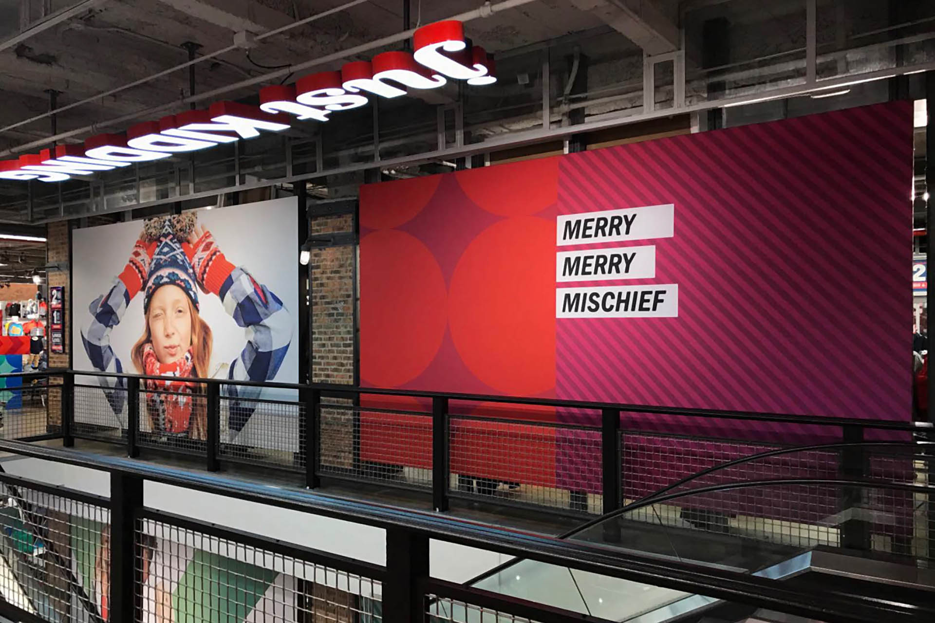 Functional and Fashionable. Huge SEG Light Boxes for Old Navy