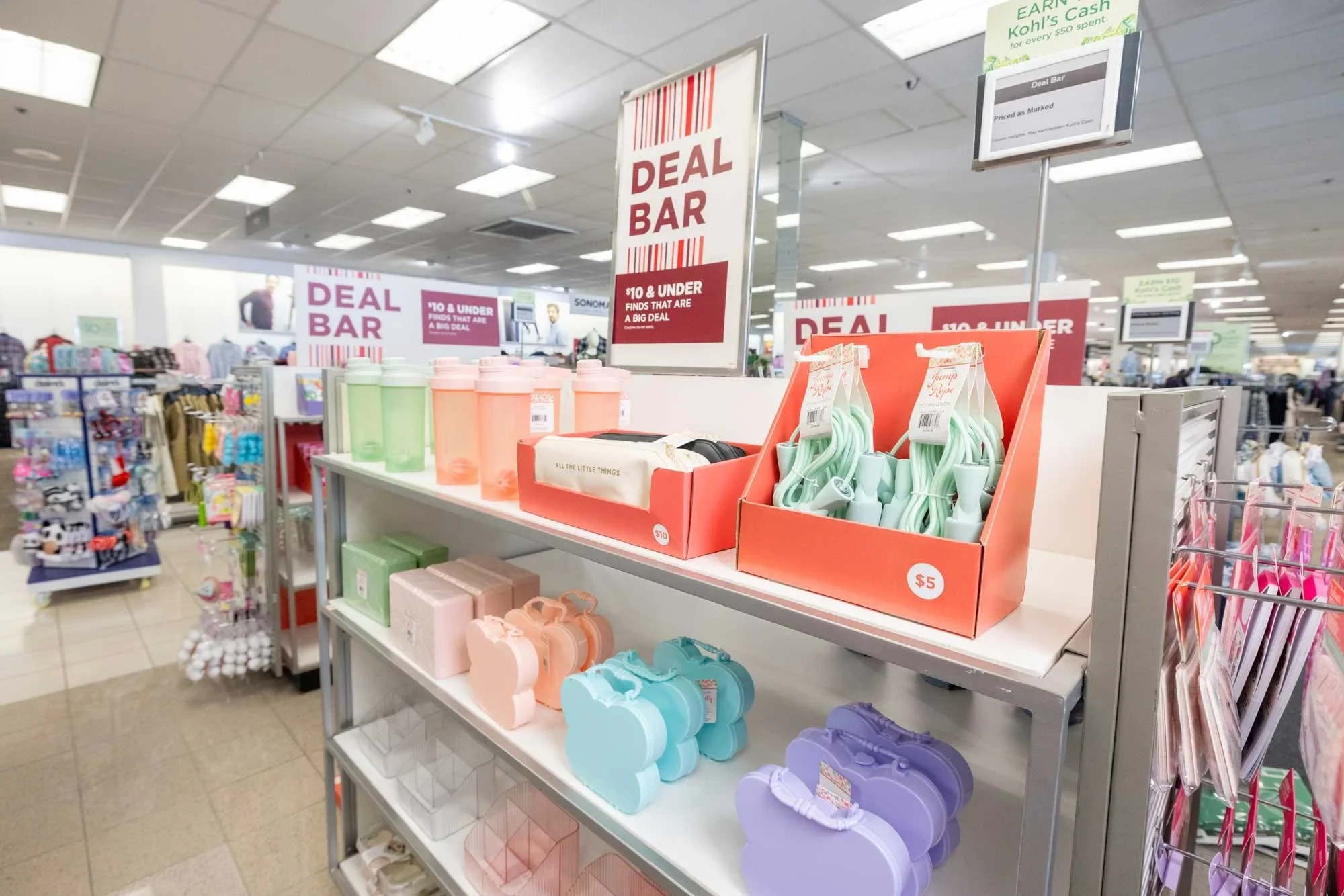 Kohl’s Launches Deal Bar with Items Under $10 in All Stores Nationwide