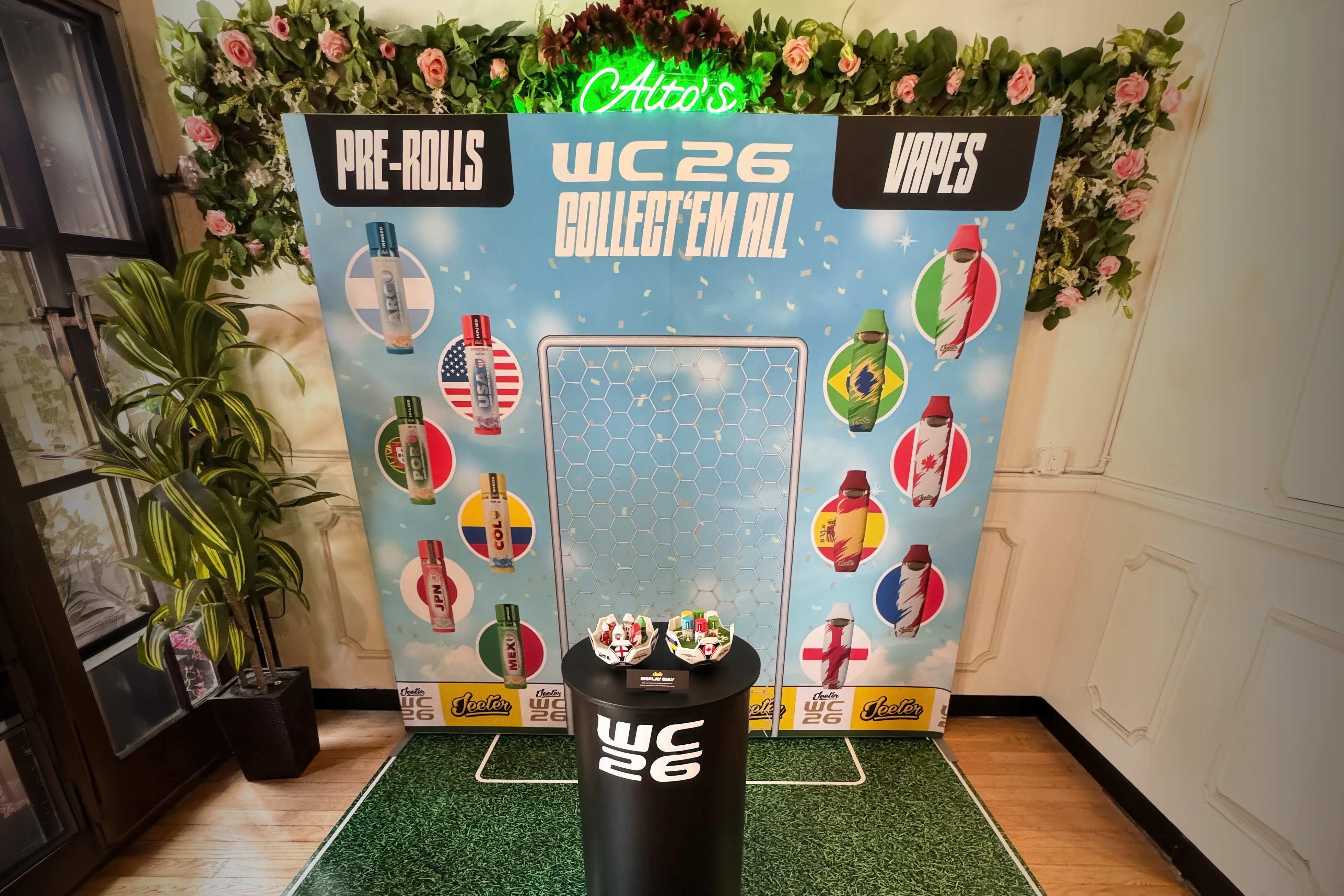 Bringing the World Cup to Life with Jeeter’s Custom Cannabis Dispensary Signage