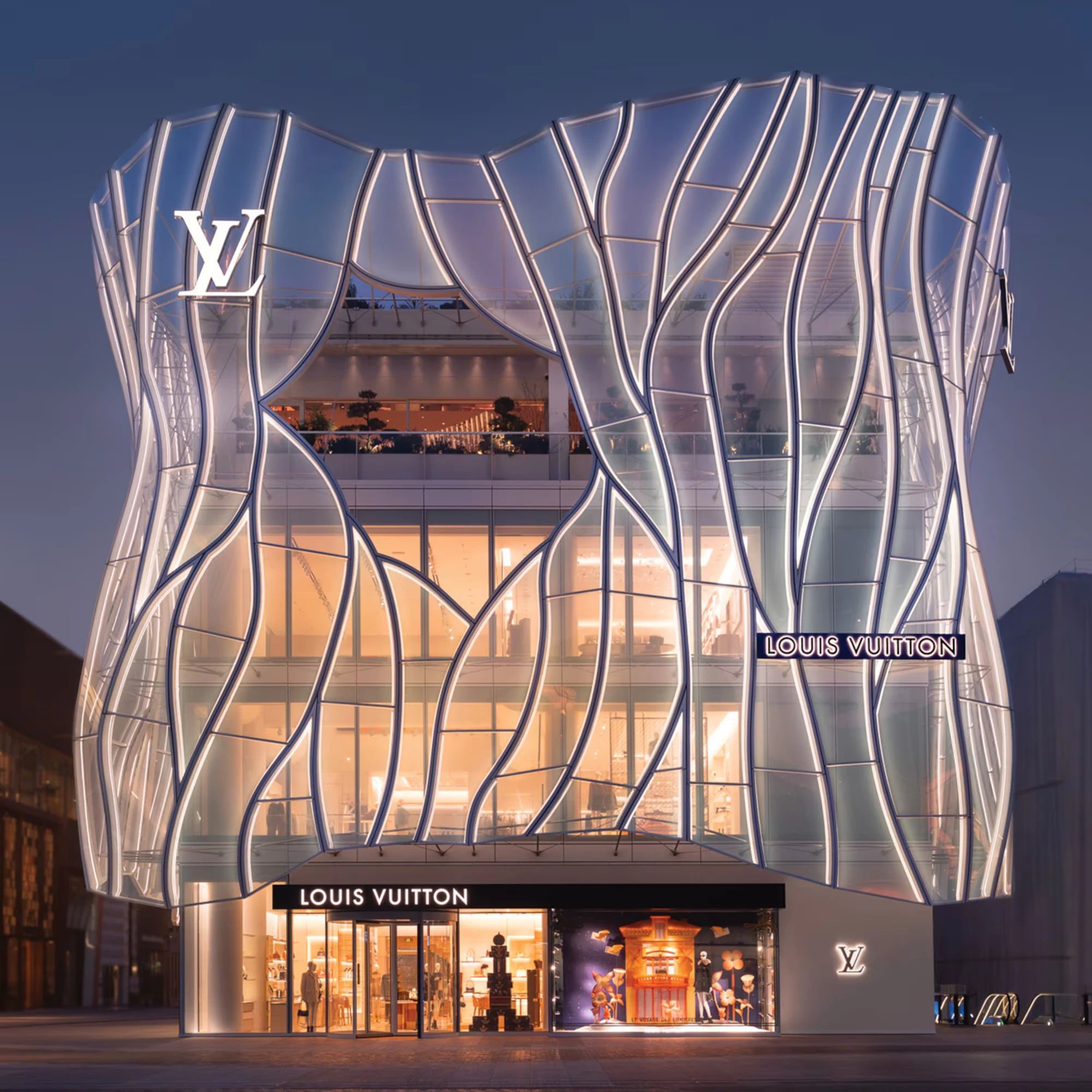 Louis Vuitton Opens Maison Beijing Sanlitun Featuring Four-Story Store and Rooftop Café