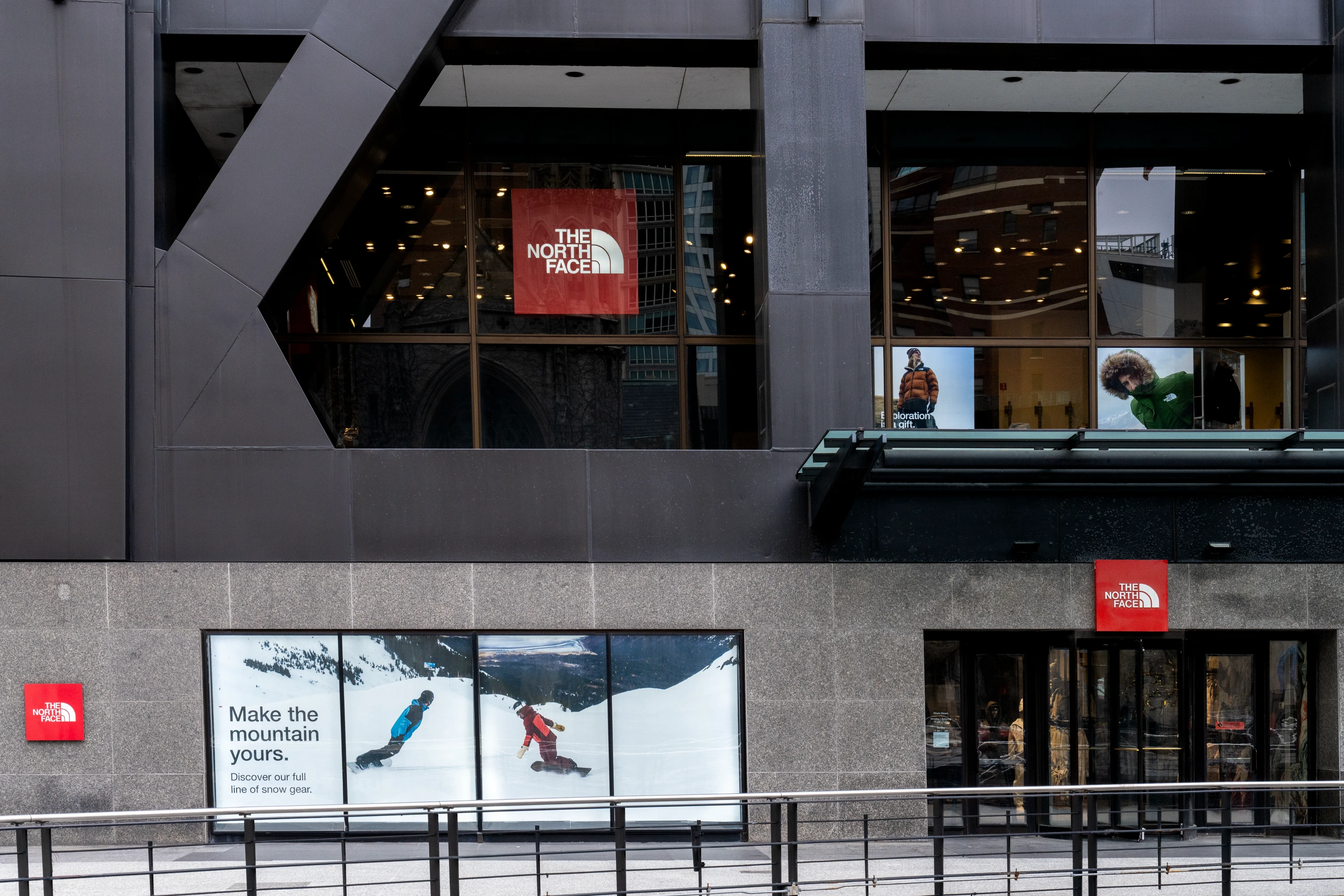 How The North Face Uses SEG Fabric and Window Vinyl to Connect Shoppers to the Outdoors