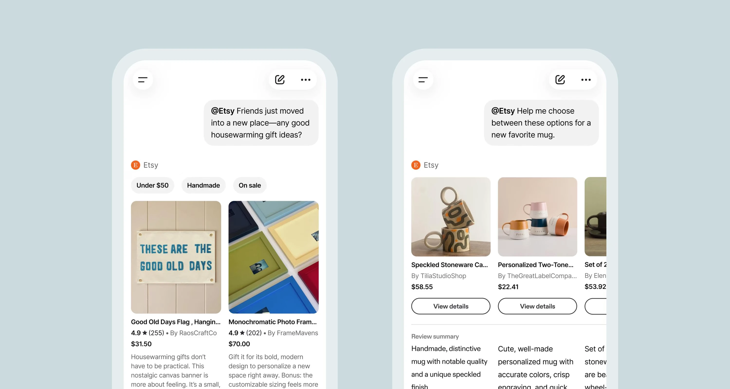 Etsy Launches a ChatGPT App So You Can Search for Products Through Conversation